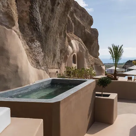 Litheos Santorini Luxury Cave فيلة Vourvoúlos